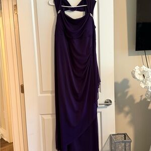Elegant Purple Evening Gown